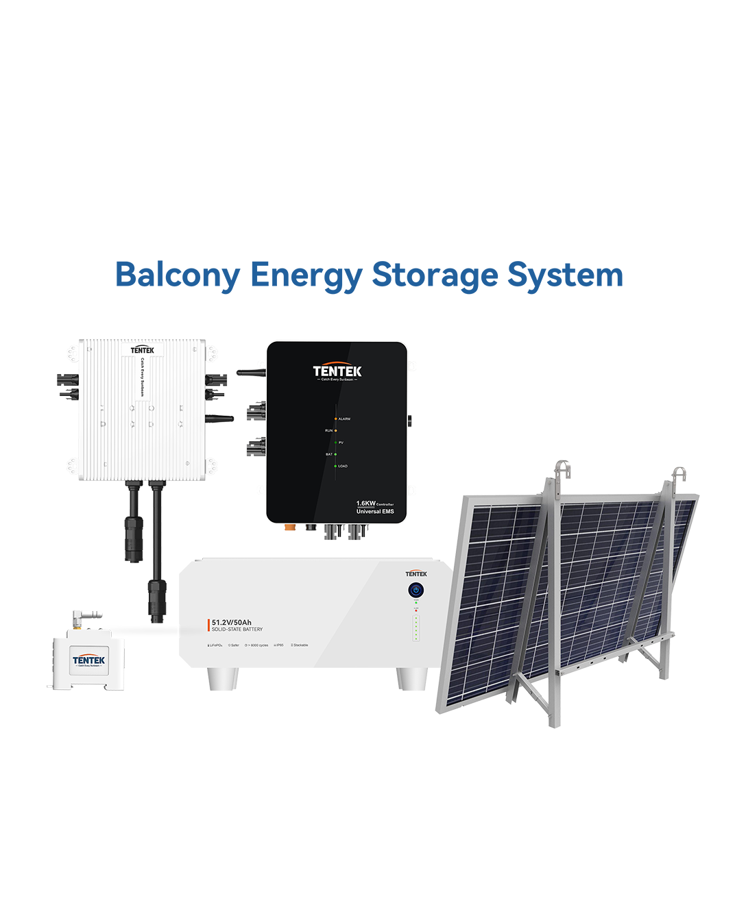 Balcony energy storage system